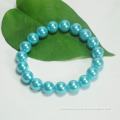 Simple Design Blue Pearl Bracelet Women